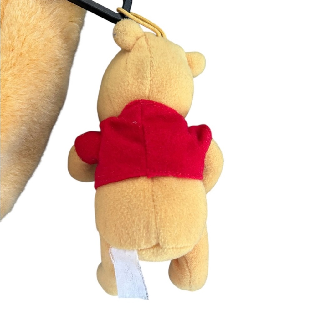 VTG Walt Disney World Winnie the Pooh 3D Plush Backpack w/Pooh Charm FLAWS READ - Picture 8 of 14